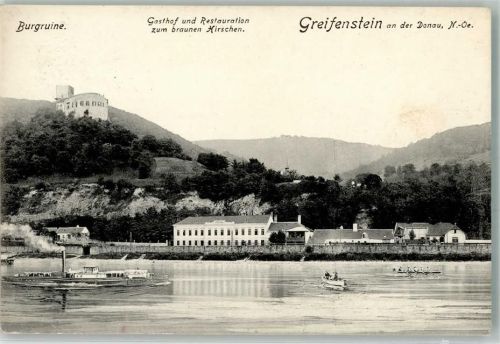 Greifenstein Gasthaus zum braunen Hirschen Burg ruine