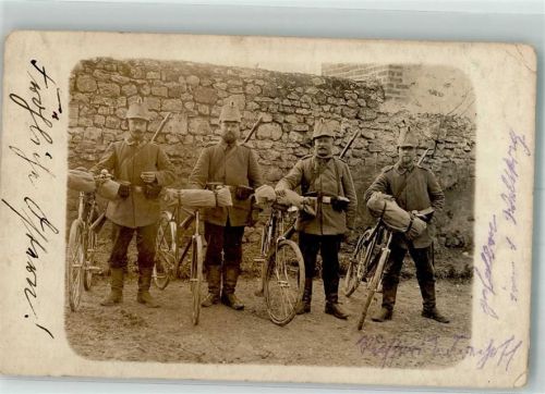 Marle 1915 Fahrrad Mobile Etappe in Marle