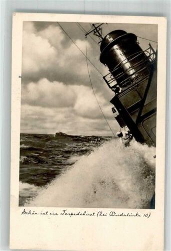 1936 Torpedoboot bei Windstärke 10 Deutscher Marineverlag Nr. 108
