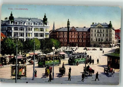 Graz Straßenbahn Jakominerplatz