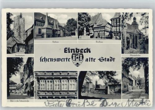 Einbeck Storchenturm Tidexerstraße Renaissance Bürgerhaus Rathaus Brodhaus Böckerwall Münsterkirche Hohe Münsterstraße