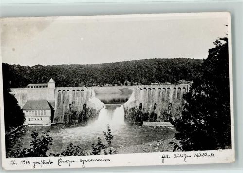 Waldeck Zerstörte Edersee-Sperrmauer