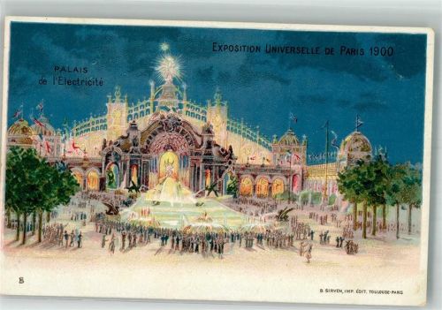 Paris 1900 Palais de l`Electicite