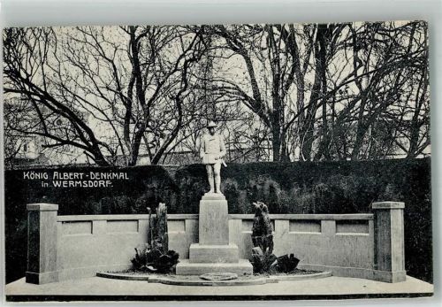 Wermsdorf 1908 König Albert Denkmal