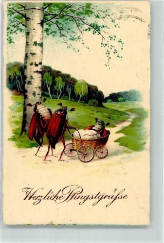 1937 vermenschlicht Kinderwagen Pfingsten
