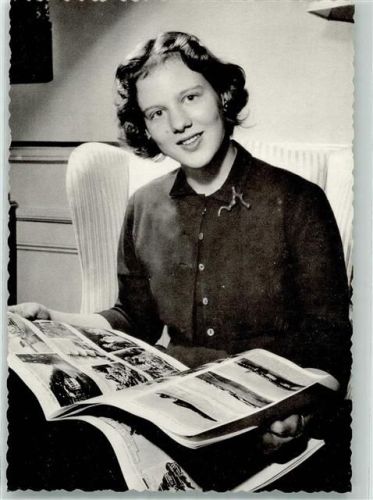 1954 Postkarten Album anschauen , Prinzessin Margrethe AK Geschichte