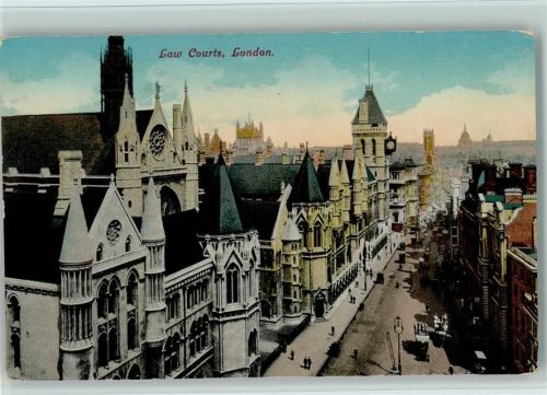 Law Courts, London ca 1915 AK