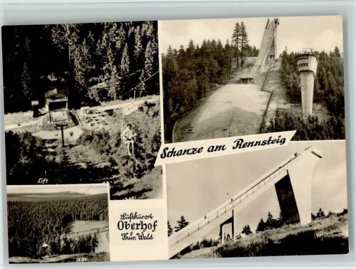 Oberhof Schanze am Rennsteig 4-Bildaufnahme