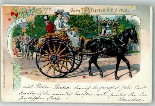 Baden-Baden 1899 Blumencorso