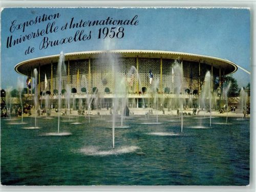 Nr. 9321 - Exposition 1958 - Pavillon USA AK
