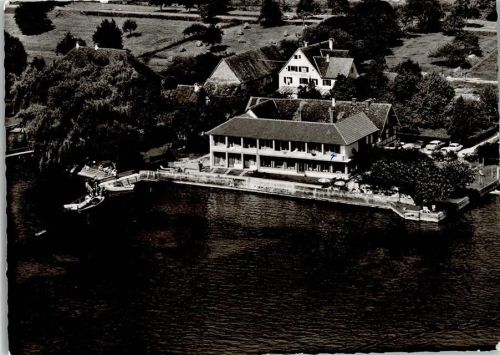 Birnau Luftaufnahme Gasthaus Pension Seehalde