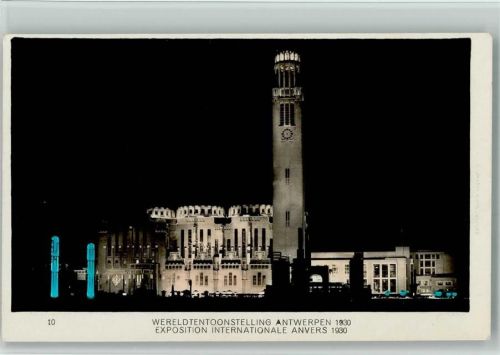Nr. 10 AK 1930 Exposition -color Illuminate Church