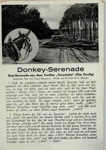 Donkey-Serenade