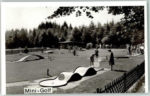 Königsfeld Minigolf Ort handschriftlich