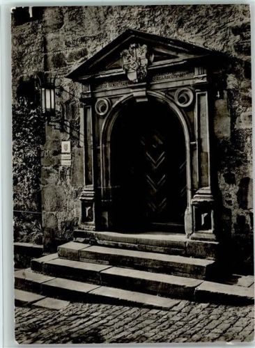 Marburg Eingang Landgericht ca 1960 AK