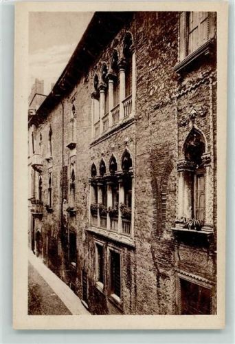 Vicenza Via G. Zanella Casa Longhi e resti d´archittettura del Secolo XII