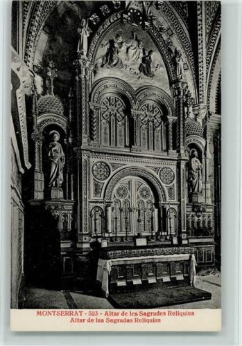 Montserrat Altar der heiligen Relikte Innenaufnahme