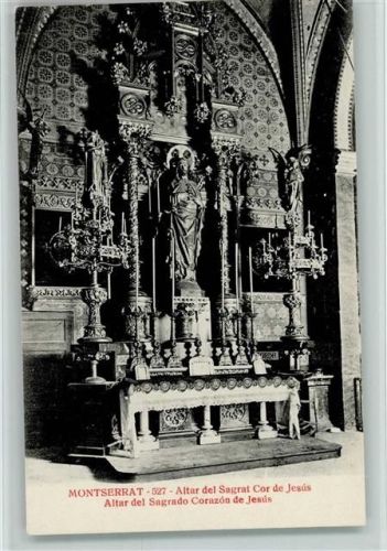 Montserrat Altar des heiligen Herzens Jesus Altar del Sagrado Corazon de Jesus Innenaufnahme