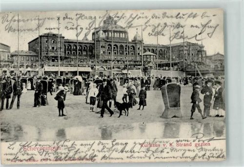 Den Haag Kurhaus v. h. Strand gezien Scheveningen