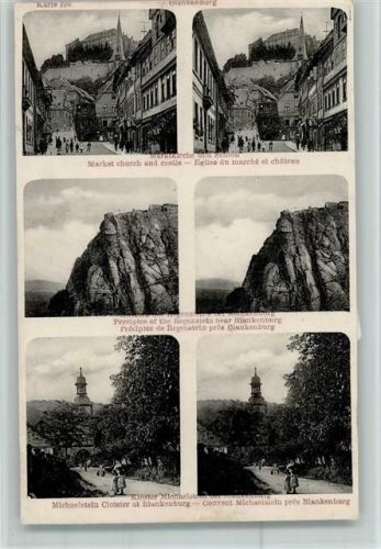 Blankenburg Marktkirche und Schloß Kloster Michaelstein Mehrfachaufnahme