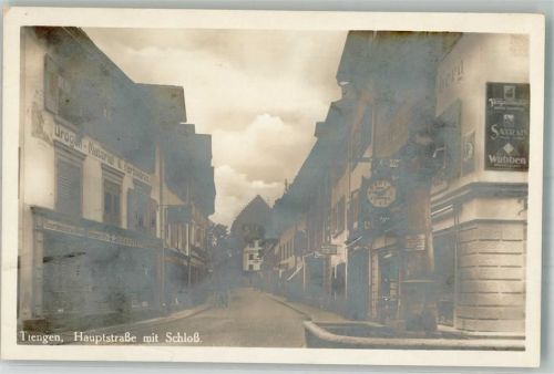 Tiengen Hauptstraße mit Schloss