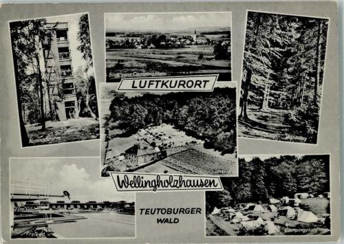 Wellingholzhausen Aussichtsturm Freibad Luftaufnahme Waldweg Campingplatz
