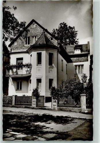 95138 W8675 Bad Steben Foto AK Pension Haus Helvetia