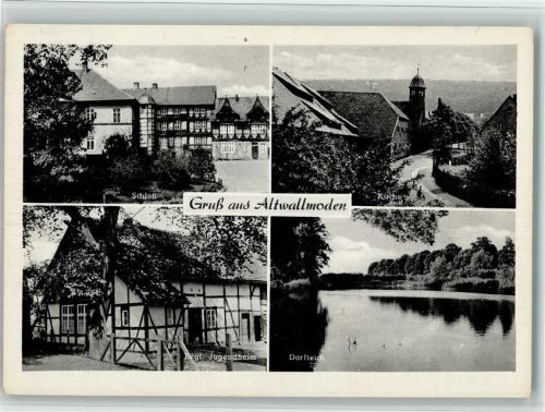 Alt Wallmoden Schloss Kirche Evgl. Jugendheim Dorfteich