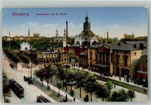 St. Pauli Gasthaus Elbschloss Bräu Straßenbahn