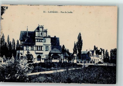 Landau Rue du Jardin Gartenstraße