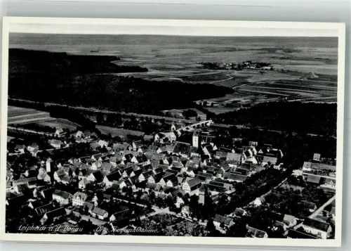 Leipheim Fliegeraufnahme Feigegeben d. R.L.M.
