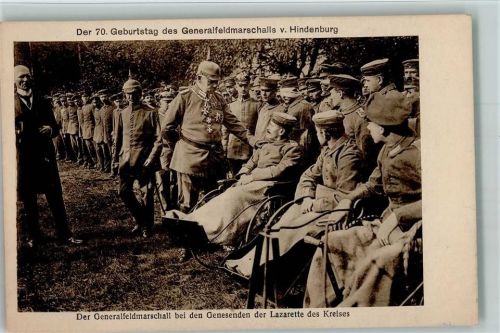 70. Geburtstag - Besuch bei den Genesenden der Lazarette des Kreises