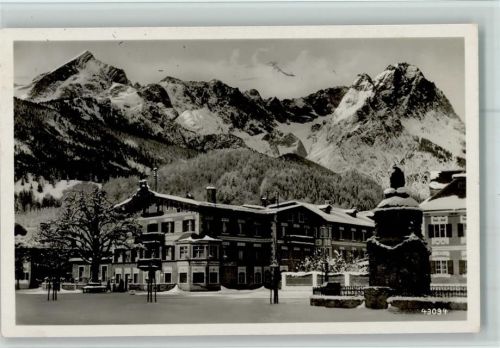 Garmisch Clausing's Posthotel Winteraufnahme