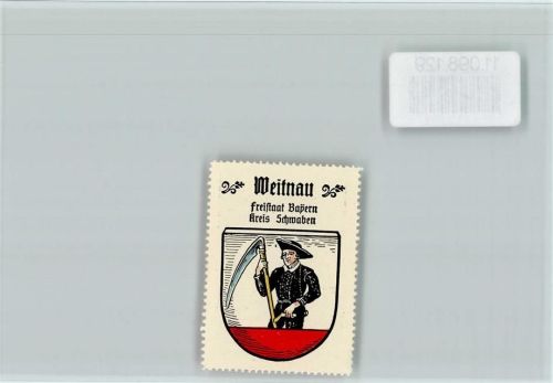 87480 W8961 Weitnau - Vignette Wappen Kaffee Hag ca 1920-1940