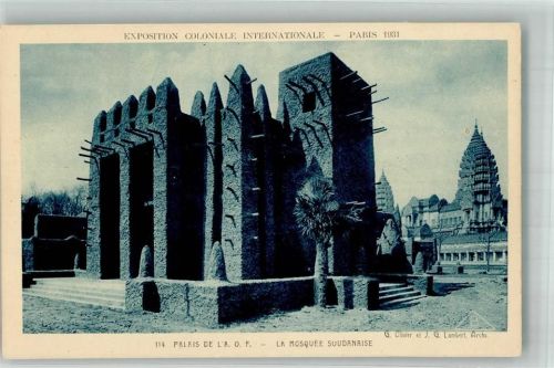 Khartum Ausstellung Paris 1931 Moschee Sudan