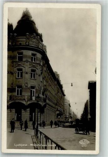 Ljubljana 1931 Mikosiceva cesta