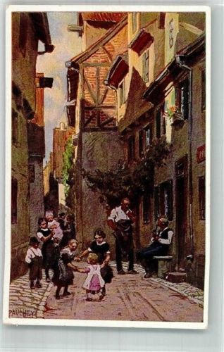 Kinder Ringelreigen in der Gasse , Vom Morgen zum Abend