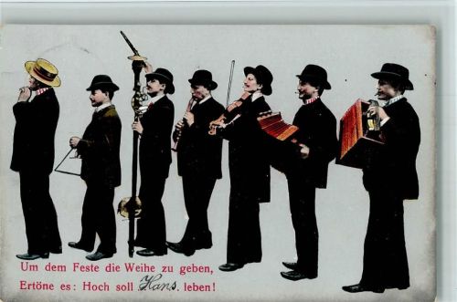Hoch leben - Musikständchen
