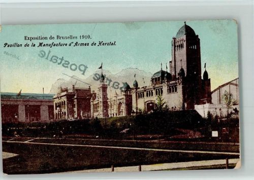 Exposition 1910 - Pavillon de la Manufacture d `Armes de Herstal
