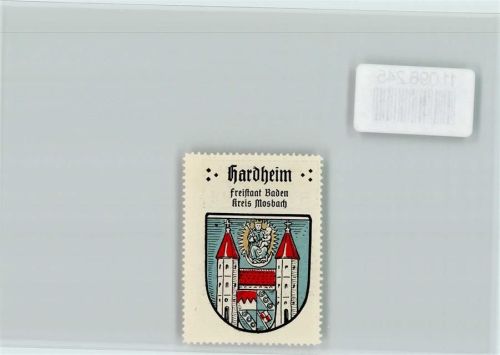 Hardheim Vignette Wappen Kaffee Hag ca 1920-1940