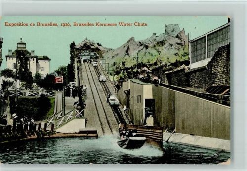 Esposition 1910 - Kermesse Water Chute - Wasserbahn, Kirmes