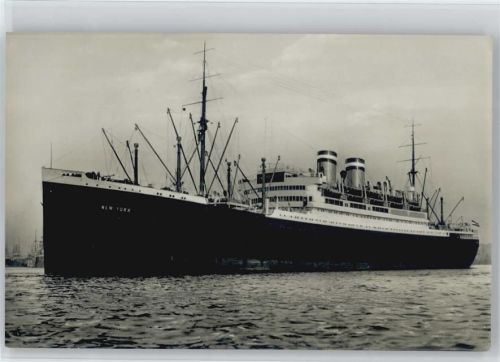 Hadag Dampfer New York - Hamburg-Amerika-Linie Dampfer New York