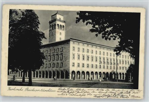 Karlsruhe Reichspost - 1939 AK