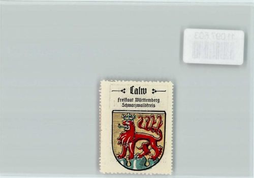Calw Vignette Wappen Kaffee Hag ca 1920-1940