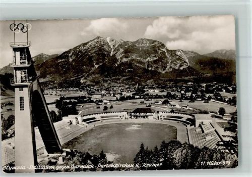 Garmisch-Partenkirchen Olympia-Skistadion gegen Kramer Foto H. Huber