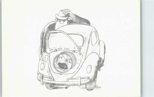 Aus der Serie "Spaß am VW" - Comic - Humor - Volkswagen 1984 AK