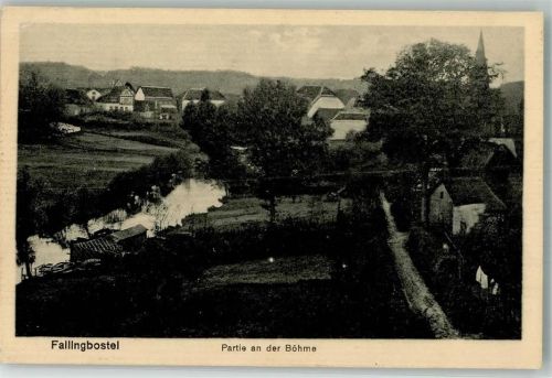 Fallingbostel 1919 Böhme Bahnpost Hannover Zug 483