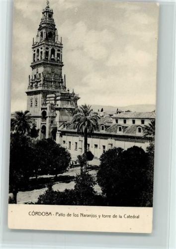 Cordoba Orangenhof und Turm der Kathedrale Patio de los Naranjos y torre de la Catedral