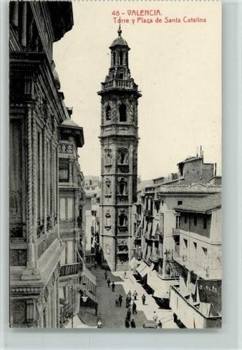 Valencia Turm und Platz Santa Catalina Torre y Plaza