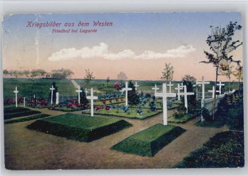 Friedhof bei Lagarde Kriegsgrab 1915